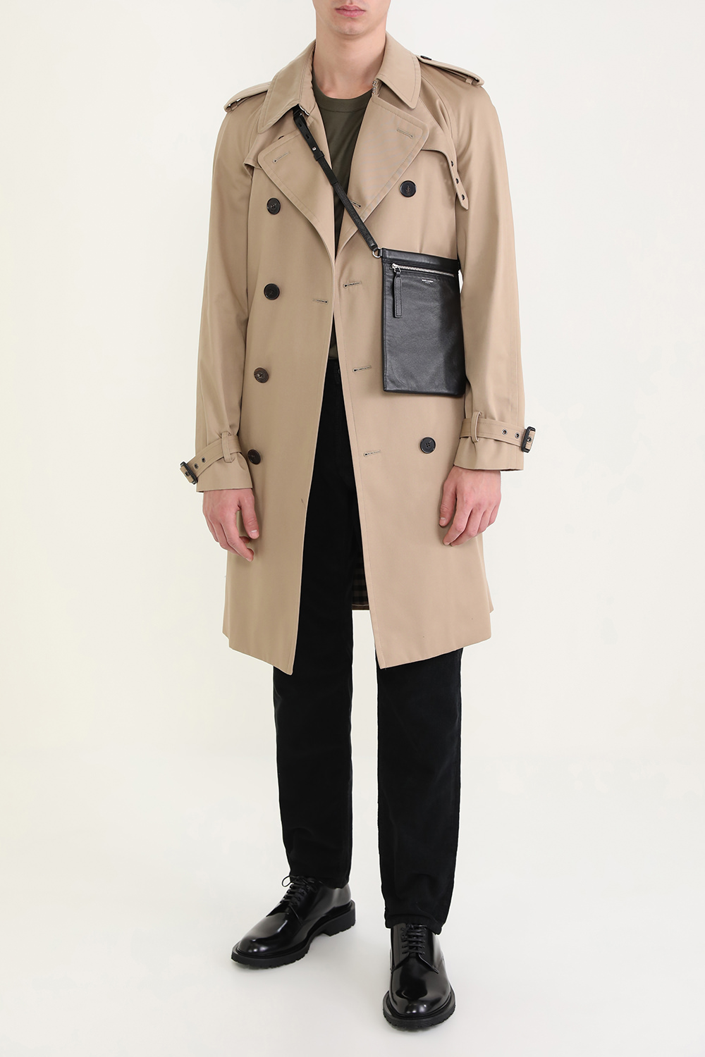 מעיל טרנץ' מכופתר